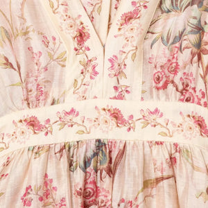 Y2K Flowy Tiered Mini Dress view 5 | MAUVSTUDIO®