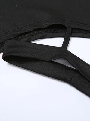 , Y2K skirt styled with a crop top