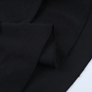 Y2K Goth Corset Layered Mini Dress view 8 | MAUVSTUDIO®