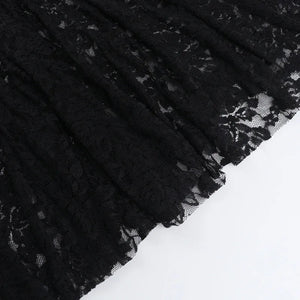 Y2K Goth Cross Hooded Maxi Dress view 8 | MAUVSTUDIO®
