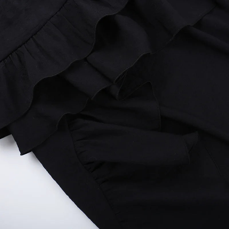, Y2K skirt styled with a crop top