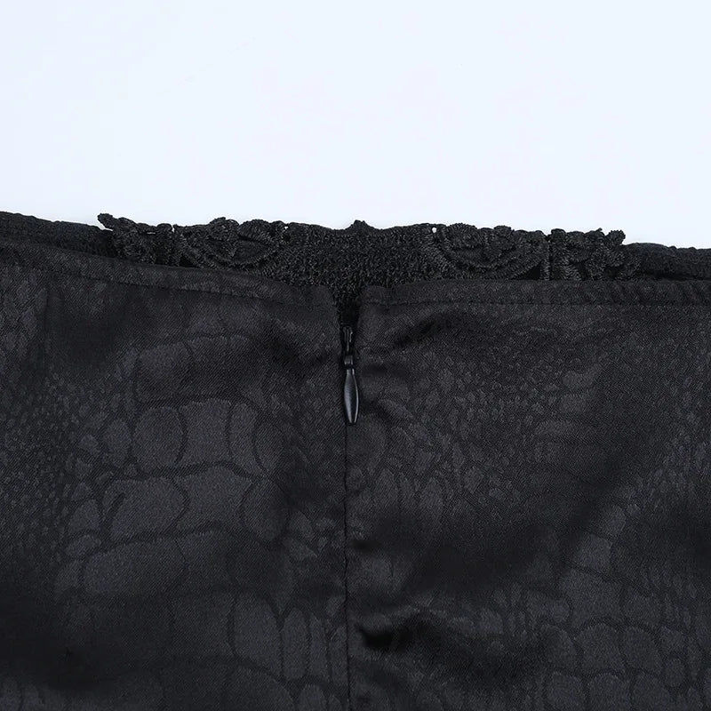 , Y2K skirt styled with a crop top