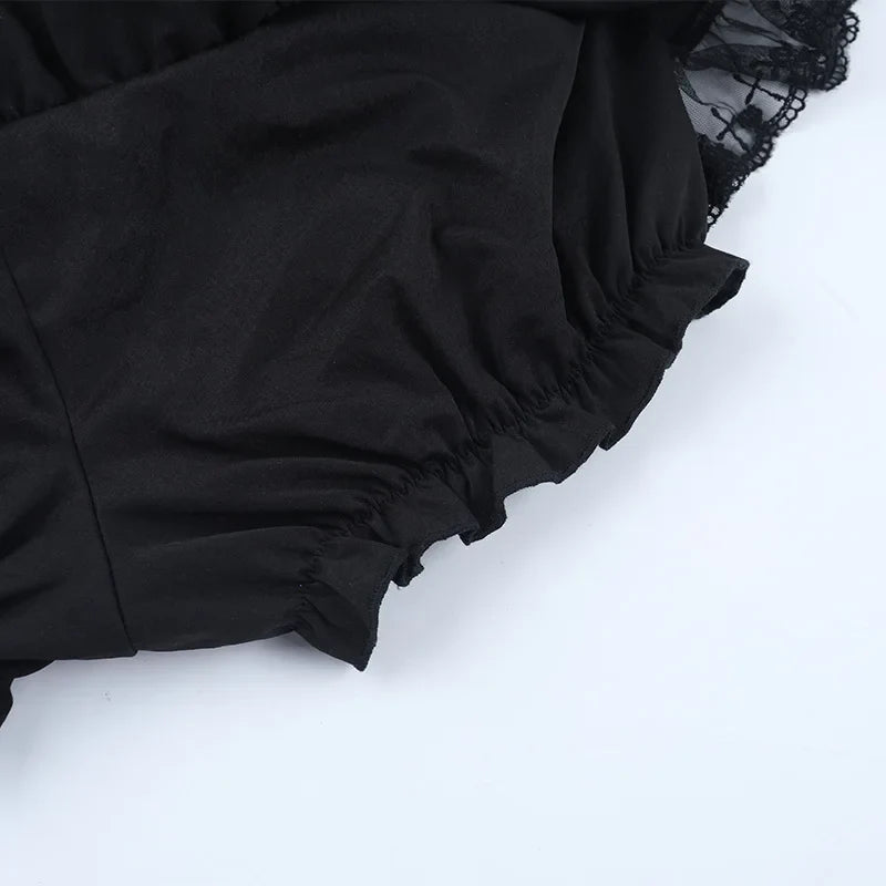 , Y2K skirt styled with a crop top