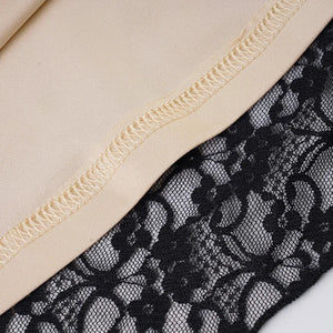Y2K Goth Sheer Lace Mini Dress view 8 | MAUVSTUDIO®