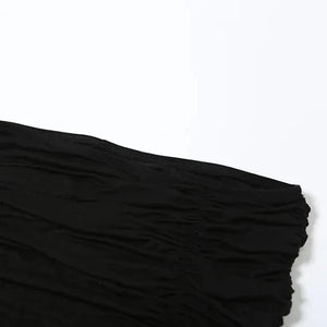 , Y2K skirt styled with a crop top