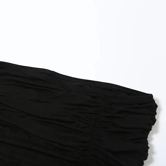 , Y2K skirt styled with a crop top