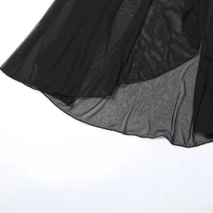 , Y2K skirt styled with a crop top