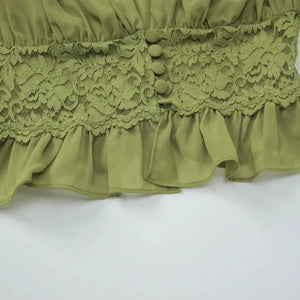 , Y2K skirt styled with a crop top