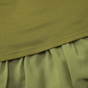 , Y2K skirt styled with a crop top