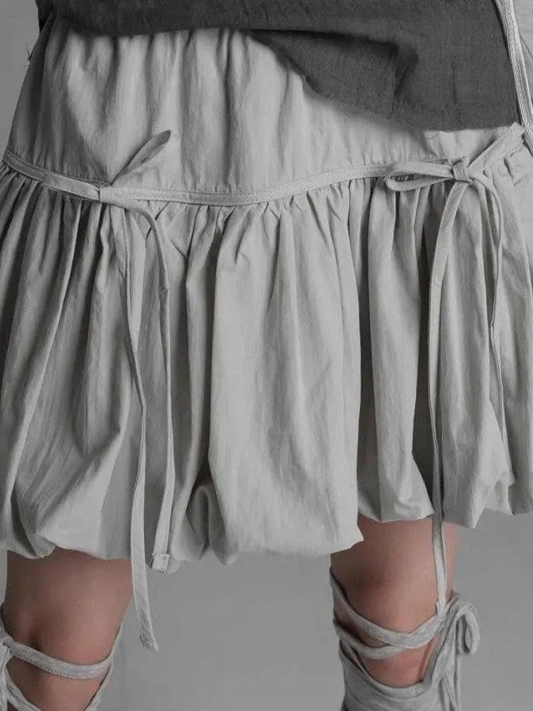 , Y2K skirt styled with a crop top