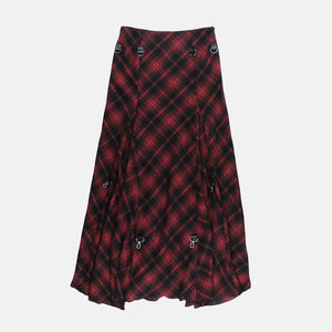 , Y2K skirt styled with a crop top