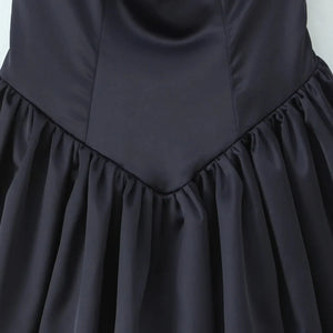 Y2K Halter Bubble Mini Dress view 7 | MAUVSTUDIO®