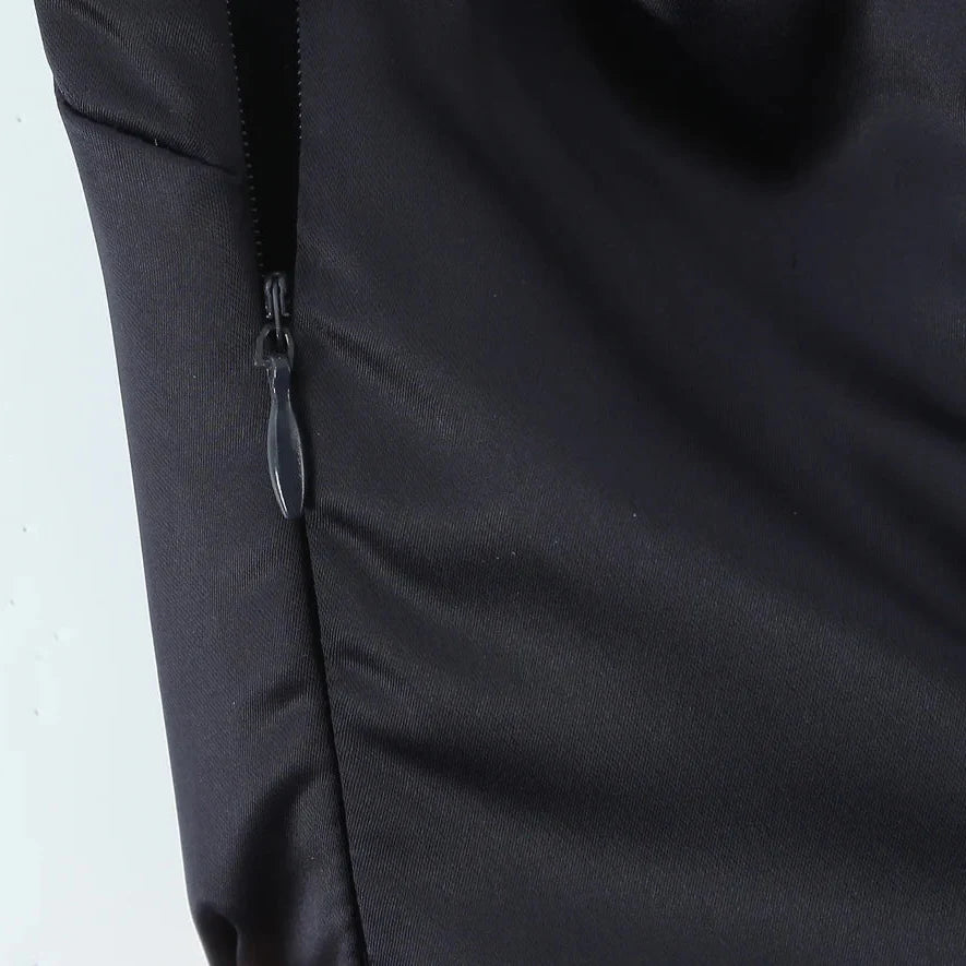 Y2K Halter Bubble Mini Dress view 9 | MAUVSTUDIO®