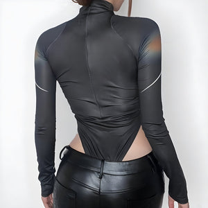 Y2K I Am Bad Bodysuit-Mauv Studio