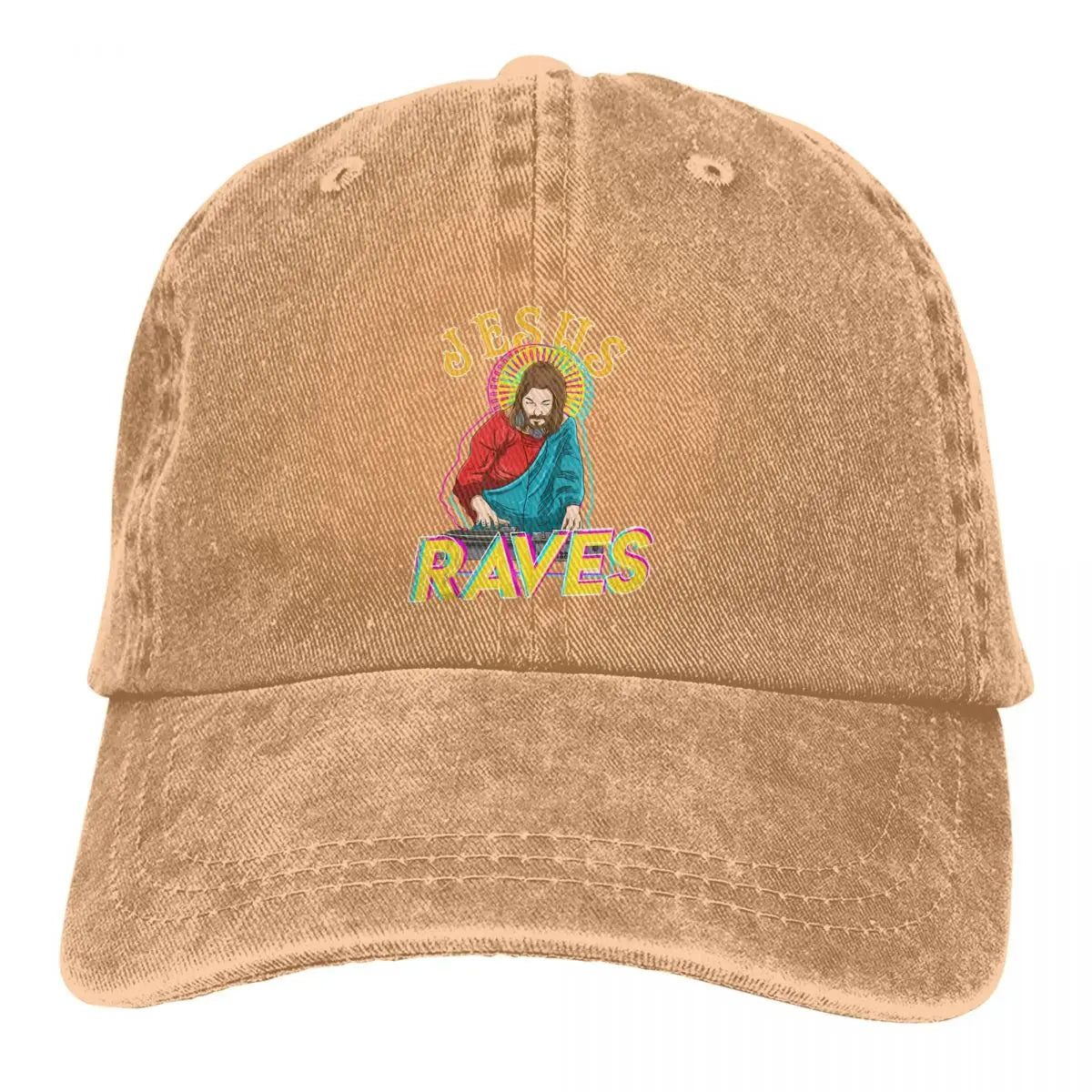 Y2K Jesus Raves Baseball Cap – MAUVSTUDIO®