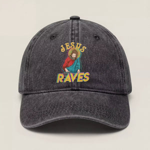 Y2K Jesus Raves Baseball Cap – MAUVSTUDIO®