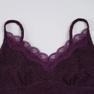 Y2K Lace Scalloped Top with lace trim, Y2K tube top styled with low rise bottoms