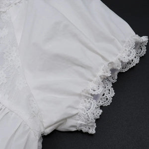 Y2K Lace Trim Babydoll Dress view 6 | MAUVSTUDIO®
