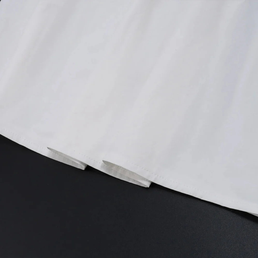 Y2K Lace Trim Babydoll Dress view 8 | MAUVSTUDIO®