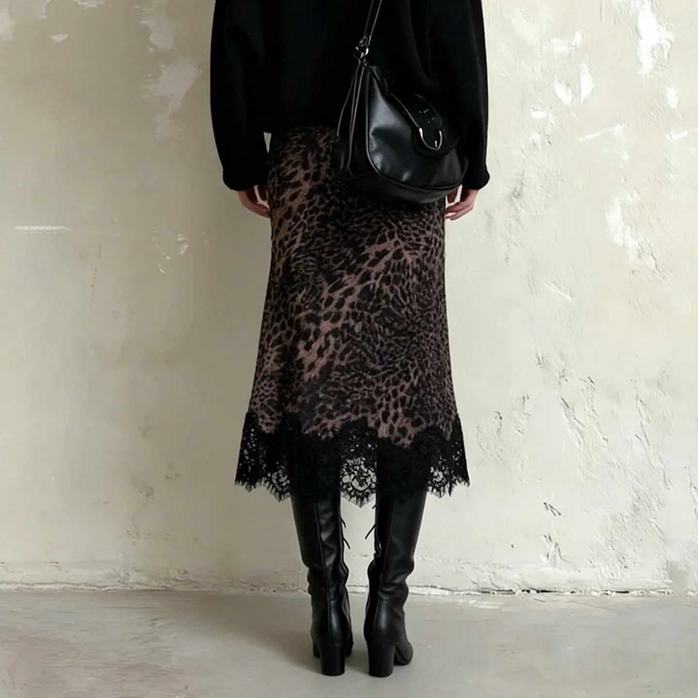 , Y2K skirt styled with a crop top