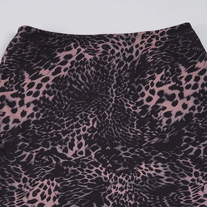 , Y2K skirt styled with a crop top