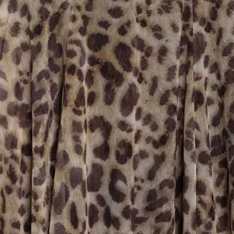 Y2K Leopard Lace Up Mini Dress view 6 | MAUVSTUDIO®