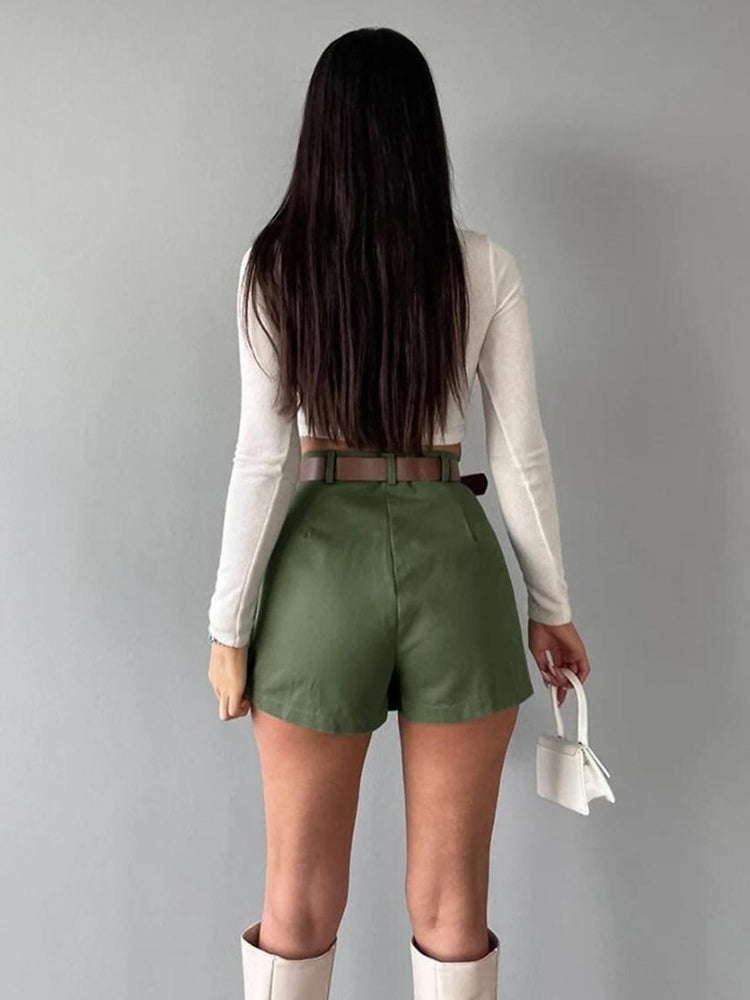Y2K Mini Skort, Y2K skort styled with a crop top
