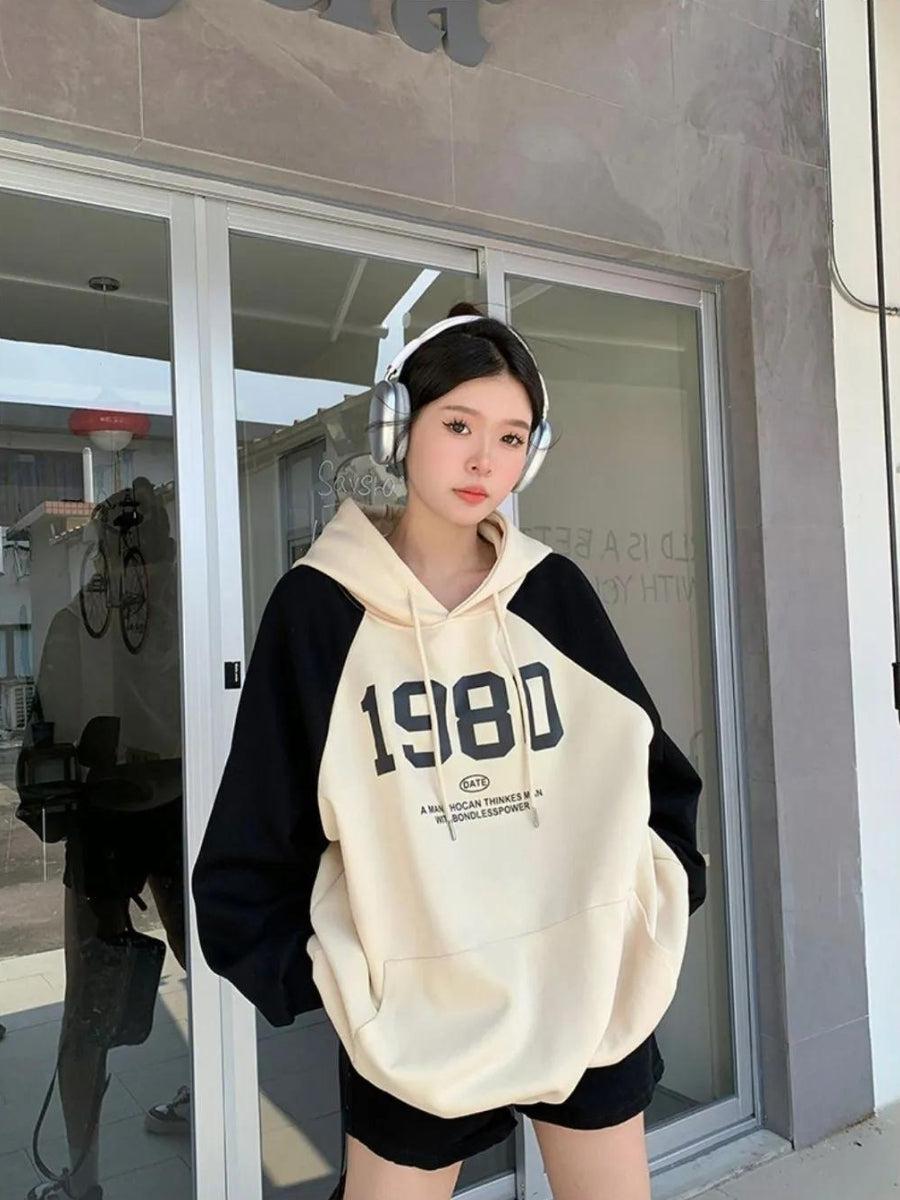 Y2K Oversized Patchwork Hoodie – MAUVSTUDIO®