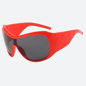 Y2K Oversized Shield Sunglasses