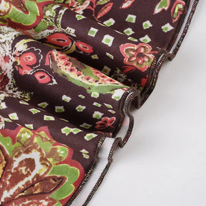 Y2K Paisley Tube Mini Dress view 5 | MAUVSTUDIO®