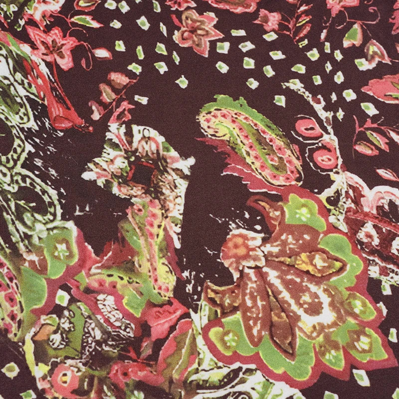 Y2K Paisley Tube Mini Dress view 6 | MAUVSTUDIO®