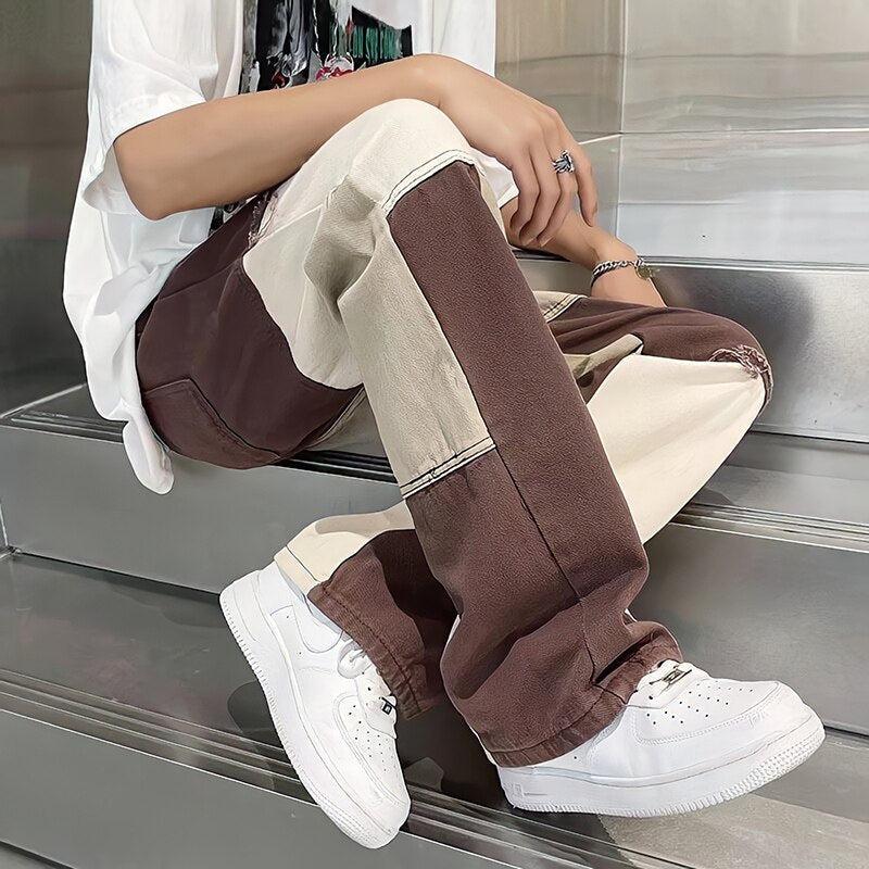 Y2K Patchwork Pants – MAUV STUDIO®® – MAUVSTUDIO®
