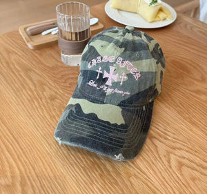 Y2K Retro Cross Camo Baseball Cap – MAUVSTUDIO®