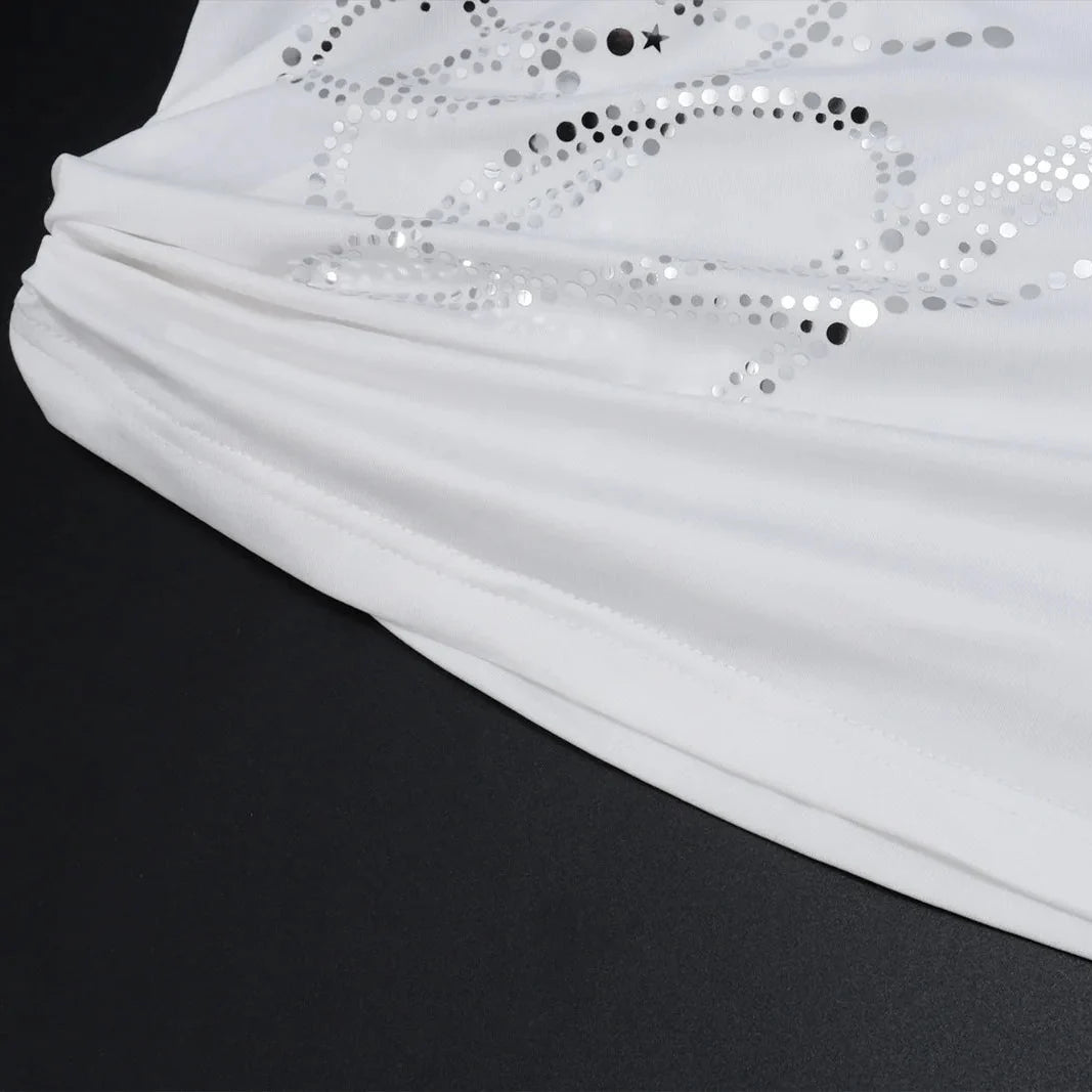 Y2K Rhinestone Tie-Up Crop Top with tie detail, Y2K tube top styled with low rise bottoms