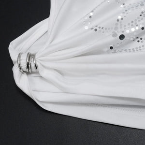 Y2K Rhinestone Tie-Up Crop Top with tie detail, Y2K tube top styled with low rise bottoms