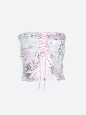 Y2K Ribbon Tube Top – MAUVSTUDIO®