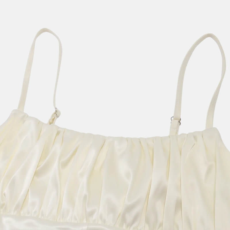 Y2K Satin Corset Mini Dress view 7 | MAUVSTUDIO®