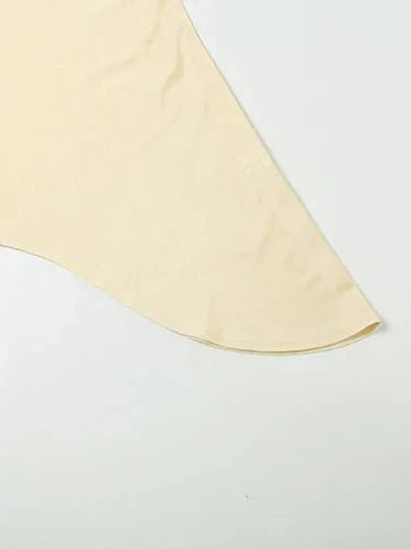 Y2K Satin Shell Halter Mini Dress view 7 | MAUVSTUDIO®