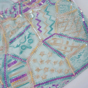 Y2K Sequined Halter Top – MAUVSTUDIO®