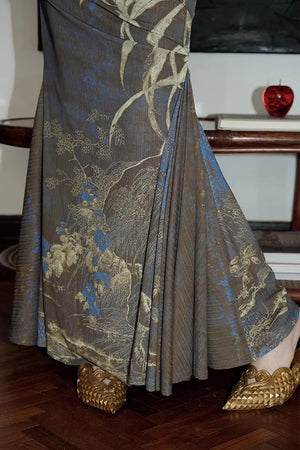 Y2K Sheer Maxi Dress view 5 | MAUVSTUDIO®