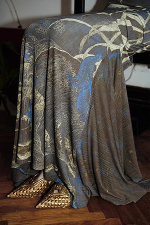 Y2K Sheer Maxi Dress view 6 | MAUVSTUDIO®