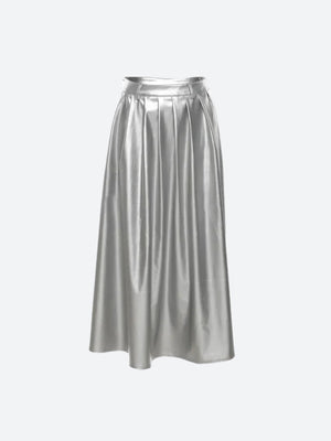 , Y2K skirt styled with a crop top