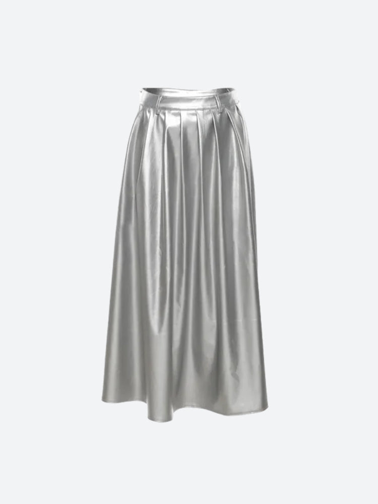 , Y2K skirt styled with a crop top