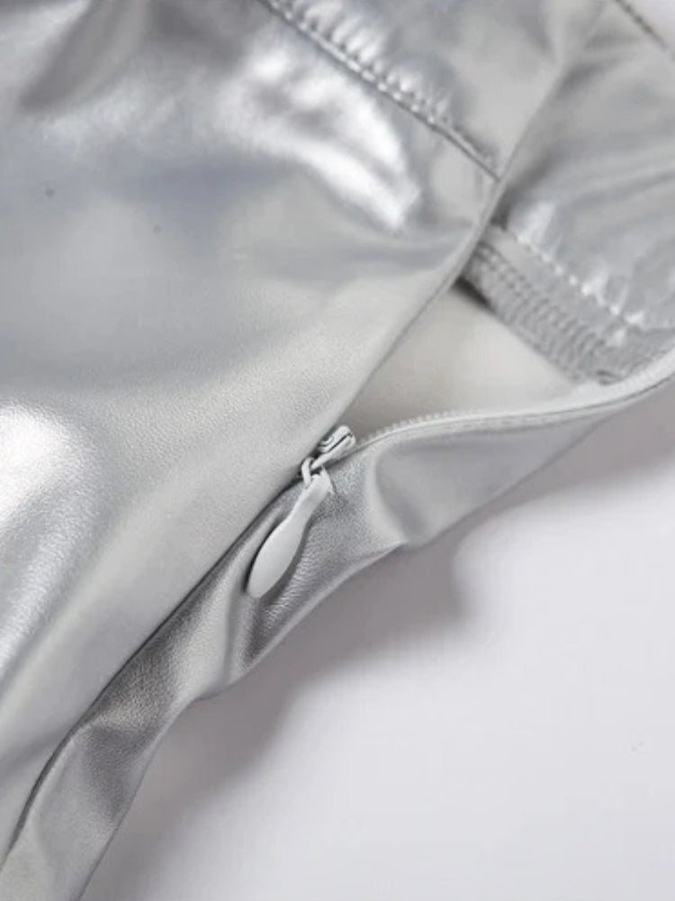 , Y2K skirt styled with a crop top