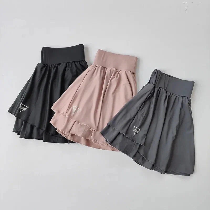 Y2K Sport Mini Skirt, Y2K mini skirt styled with a crop top