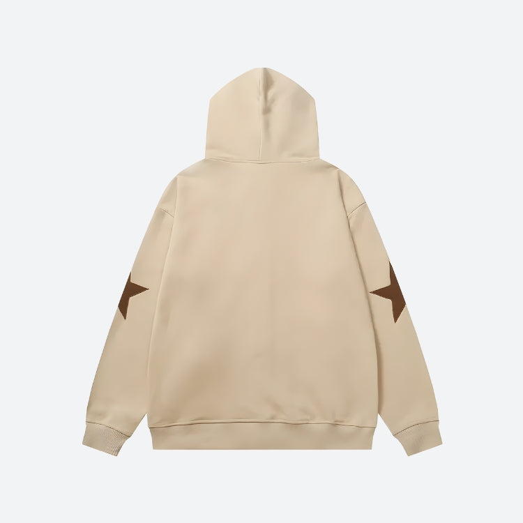 Y2K Star Patch Zip-Up Hoodie – MAUVSTUDIO® Y2K Star Patch Zip-Up Hoodie – MAUVSTUDIO®