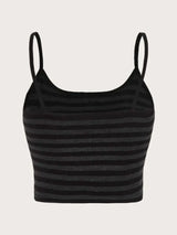 Y2K Striped Button Crop Top – MAUVSTUDIO®