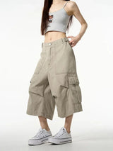 Y2K Vintage Baggy Cargo Shorts Jorts