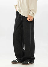 Y2K Wide Leg Baggy Dark Wash Jeans