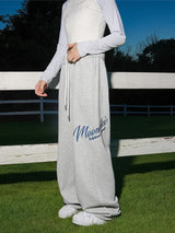 Y2K Wide Leg Embroidered Baggy Sweatpants